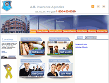 Tablet Screenshot of abinsuranceagencies.com